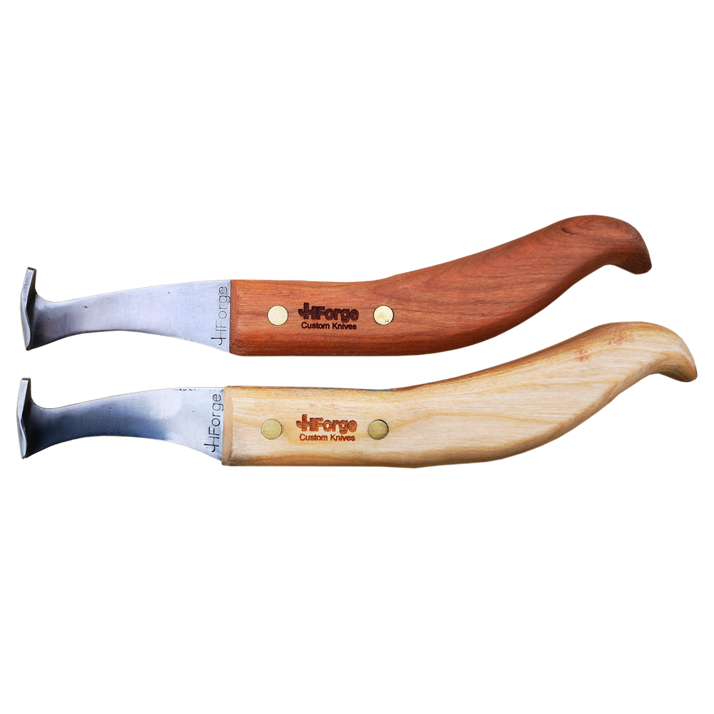 JH Forge Deep Belly Hoof Knife with Pick