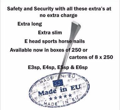The Shoeing Lab E Head SP Nails